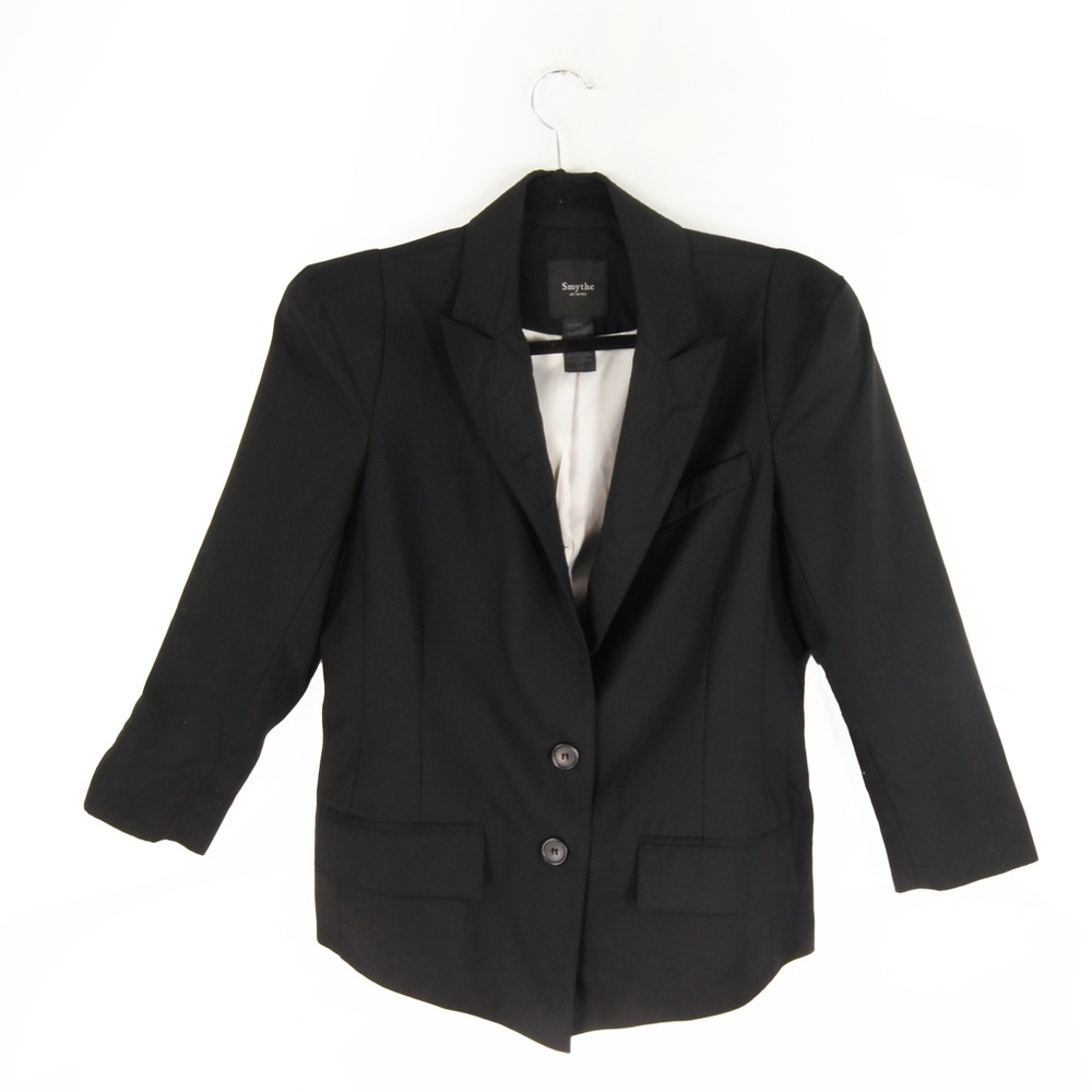 Smythe Classic Black Suit Jacket
